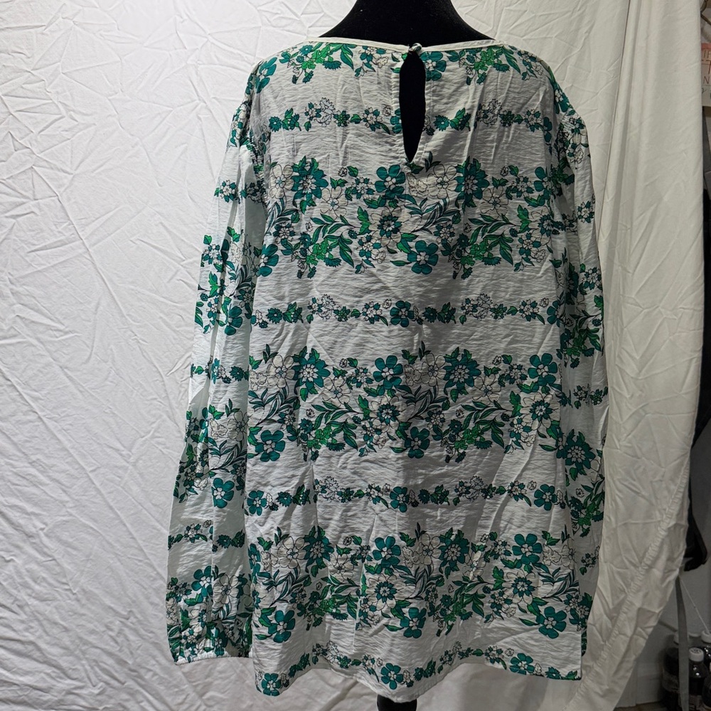 Lane Bryant Long-Sleeve Peasant Blouse - Picture 7 of 10